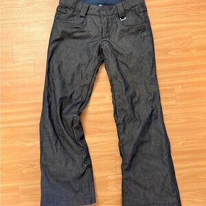 DC Men’s EkoTek 5K ski snowboard pants in Charcoal Gray